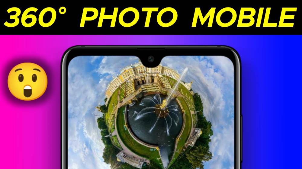 How to make 360 degree photo